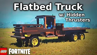 Tutorial - Flatbed Truck & Hidden Thrusters | LEGO FORTNITE