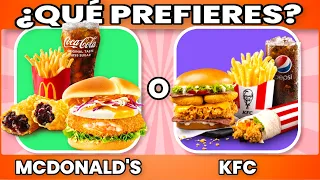 ¿QUÉ PREFIERES? | Edición COMIDA 🍔🍫 Junk Food!! 🍕🌭🍟