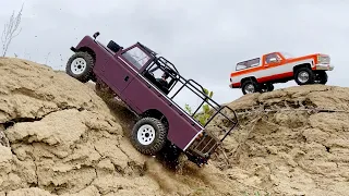 НЕТ это НЕ ТЕСТ!!! Просто интересно, просто эксперимент, RC4WD TF2 & BRX LAND ROVER 109 BRX02