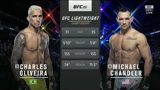 Charles Olivera vs Micheal Chandler Full Fight