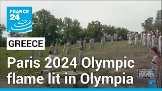Countdown to 2024 Paris Olympics: Greece lights flame in Olympia • FRANCE 24 English