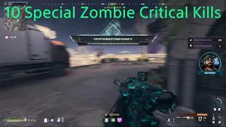 MWZ Cryptid Bootcamp 10 Special Zombie Critical Kills 😎#ps5 #cod #callofduty #warzone #gameplay