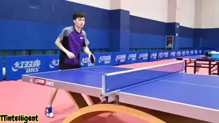 Lin Yun-ju Backhand Flick Training