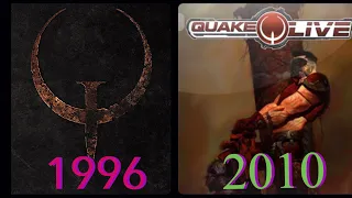 Evolution of Quake 1996-2010