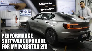 My Polestar 2 Gets Performance Software Upgrade & Dyno!