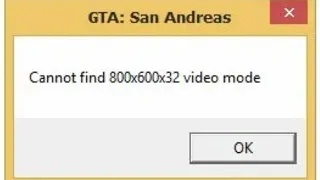 ОШИБКА CANNOT FIND 800x600 GTA SA