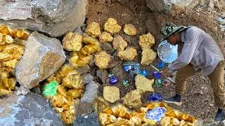 I never thought that I would found a huge diamond and gold find gold mining