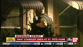 Barricaded man found dead in St. Pete home after standoff