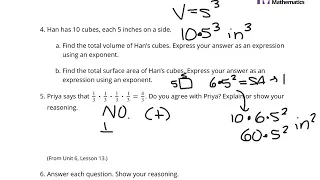 Grade 6, Unit 6, Lesson 14 Practice Problems