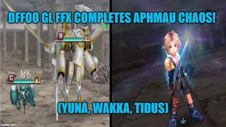 DFFOO GL FFX Completes Aphmau Chaos! (Tidus, Yuna, Wakka)