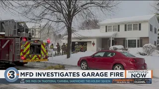 MFD responds to garage fire on Madison’s west side, firefighters say