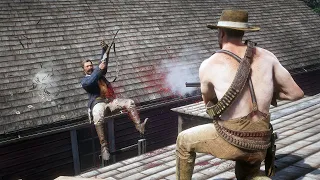 Red Dead Redemption 2 PC 60FPS - Funny & Brutal Moments Vol. 73 (Euphoria Ragdolls)