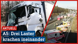 Autos drängeln zudem durch Rettungsgasse - Polizei ermittelt | hessenschau