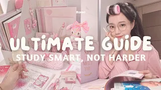 🎀ULTIMATE BACK TO SCHOOL GUIDE | How to actually study smarter, not harder?