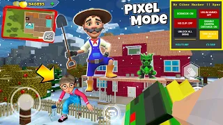 New Year's Update in Dark Riddle PIXEL MODE 🎄 NEW UPDATE ❄️ Gameplay Android/IOS | Part 73