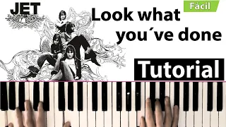 Como tocar "Look what you´ve done"(Jet) - Piano tutorial y partitura