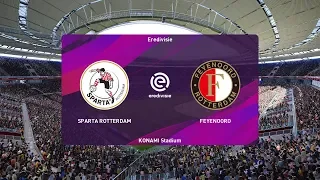 PES 2020 | Sparta Rotterdam vs Feyenoord - Eredivisie | 15/03/2020 | 1080p 60FPS