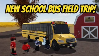 Greenville, Wisc Roblox l School Bus Field Trip UPDATE Roleplay