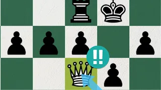 Chess master gives up queen for NOTHING