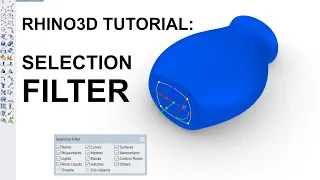 Rhino 3D Tutorial: Selection Filter