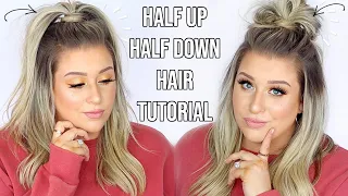 EASY Half Up Half Down Hairstyles!! | How To do half up half down hair | Quick & Easy Hair Tutorials