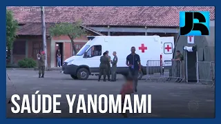 Hospital de campanha montado para atender indígenas yanomami começa a funcionar nesta sexta (27)