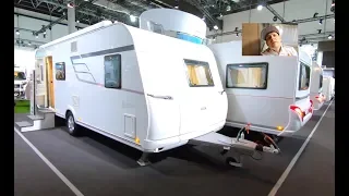 Eriba E 560 exciting family Caravan by Hymer Camper travel trailer walkaround and interior K0941
