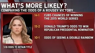 Ronda Rousey is currently a 1-16 favorite to beat Bethe Correia at UFC 190