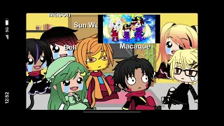 Gacha The Moorington/Monkie Kid AU Reaction| The Ocs Reacts To a Funny Meme | Gacha Reaction Video