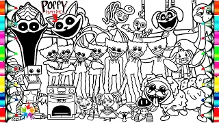 Poppy Playtime Chapter 3 Coloring Pages / How To Color Poppy Playtime 3 Characters  / NCS Music