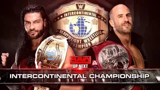 Roman Reigns vs Cesaro Intercontinental Championship - WWE Raw 11 December 2017 Full Show