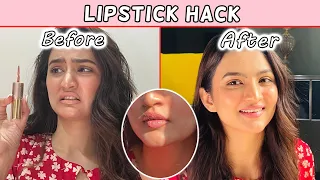 Lipstick hacks EVERY girl should know ! | Hira Faisal | Sistrology