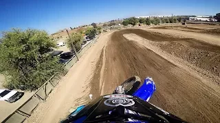 YZ125 Pinned Around Milestone Mx