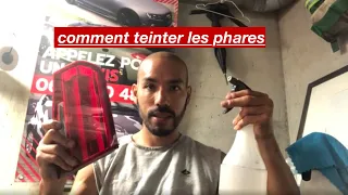 comment teinter les phares feux de votre voiture akram gmk🚓