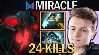 Shadow Fiend Dota 2 7.32 Gameplay Nigma.Miracle with 24 Kills - Shivas #dota2 #dota2gameplay