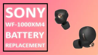 Sony WF-1000XM4 XM4 In-Ear Earbuds Bad Battery Replacement | Repair Tutorial