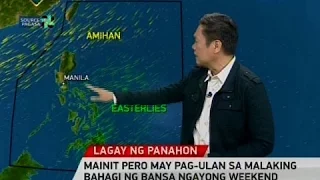 24 Oras: Mainit pero may pag-ulan sa malaking bahagi ng bansa ngayong weekend