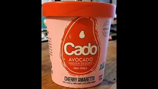 Cado Avocado Cherry Amaretto Non-Dairy Frozen Dessert Review