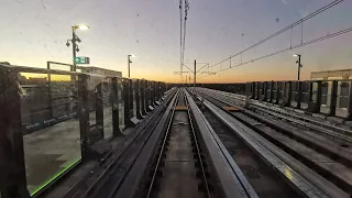 Sydney Metro Train Ride - Sunset POV