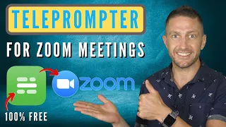 How Use a Script and Teleprompter in Zoom | Prompt+ Best Free App | iPad, iPhone, Mac