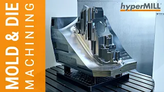 5 Axis Machining: Mold & Die Headlight Mold | DMG MORI | CAM-Software | hyperMILL