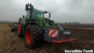 2022 Fendt 724 Vario Profi Plus 6.1 Litre 6-Cyl Diésel Tractor (220 /240 HP) with Amazone Plough