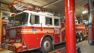 *Oldest FDNY 2001 Seagrave Rearmount* Walkaround Of Old FDNY Ladder 4