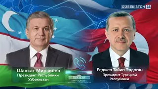 Президенты Узбекистана и Турции провели телефонный разговор