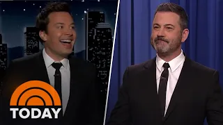 Jimmy Fallon, Jimmy Kimmel Switch Places In Late-Night April Fools Day Prank