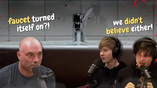 Joe Rogan: Sam and Colby's FIRST GHOST ENCOUNTER?! What's the SECRET behind room B340?!