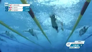 THOMAS CECCON European Swimming Championship  Roma  2022  4x100 freestyle gold medal