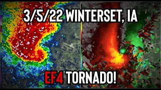 Winterset, IA EF4 Tornado Radar Loop - March 5, 2022