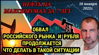 ПАНИКА НАРАСТАЕТ. ОБВАЛ РУБЛЯ И РОССИЙСКОГО РЫНКА ПРОДОЛЖАЕТСЯ. Что делать в такой ситуации.