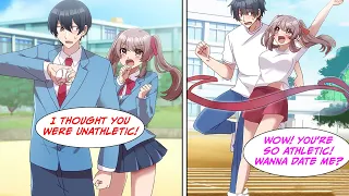 [Manga Dub] She found out that I was just pretending to be nonathletic... [RomCom]